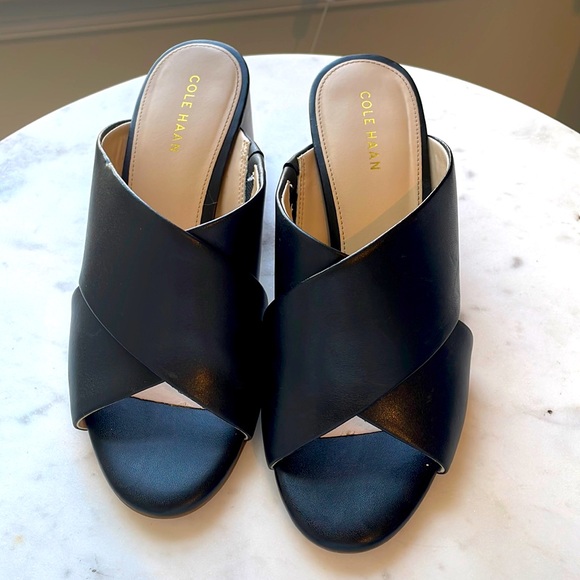 Cole Haan Dakota Criss Cross Mule Sandals - Picture 3 of 9